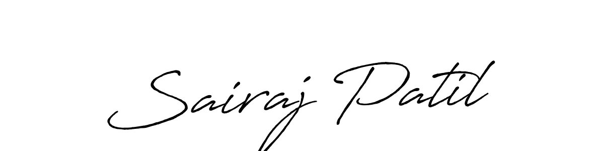 Make a short Sairaj Patil signature style. Manage your documents anywhere anytime using Antro_Vectra_Bolder. Create and add eSignatures, submit forms, share and send files easily. Sairaj Patil signature style 7 images and pictures png