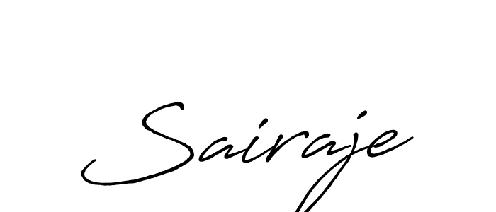 Make a beautiful signature design for name Sairaje. With this signature (Antro_Vectra_Bolder) style, you can create a handwritten signature for free. Sairaje signature style 7 images and pictures png