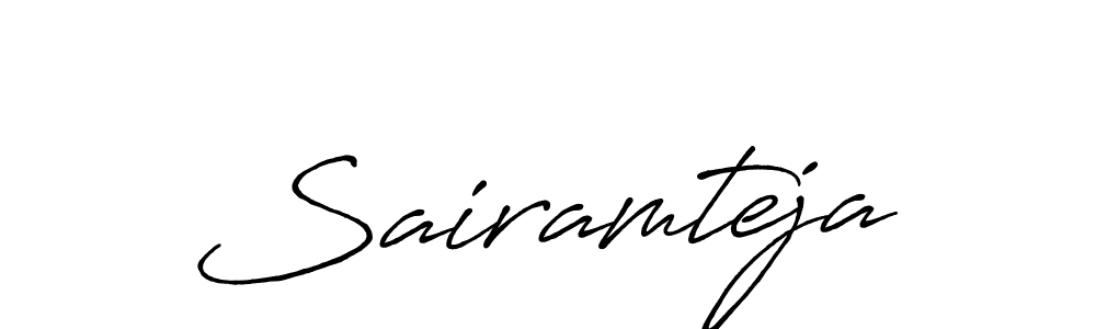You can use this online signature creator to create a handwritten signature for the name Sairamteja. This is the best online autograph maker. Sairamteja signature style 7 images and pictures png