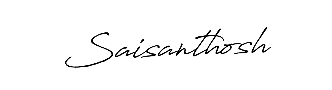 Create a beautiful signature design for name Saisanthosh. With this signature (Antro_Vectra_Bolder) fonts, you can make a handwritten signature for free. Saisanthosh signature style 7 images and pictures png