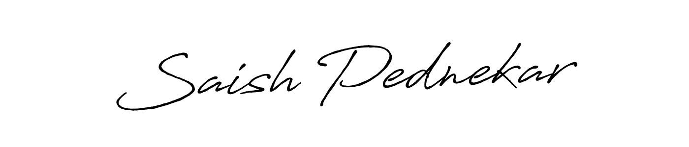 How to Draw Saish Pednekar signature style? Antro_Vectra_Bolder is a latest design signature styles for name Saish Pednekar. Saish Pednekar signature style 7 images and pictures png