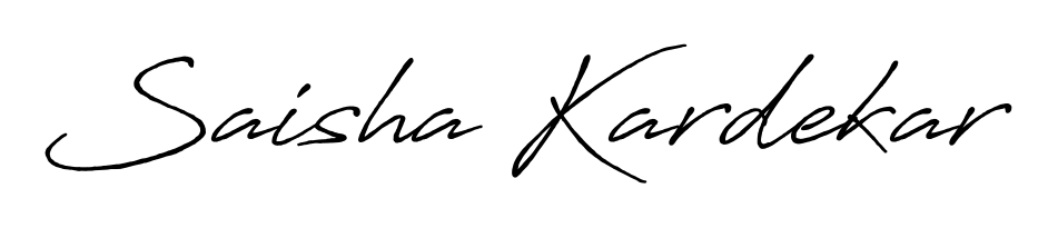 Once you've used our free online signature maker to create your best signature Antro_Vectra_Bolder style, it's time to enjoy signing your documents with Saisha Kardekar name. Saisha Kardekar signature style 7 images and pictures png