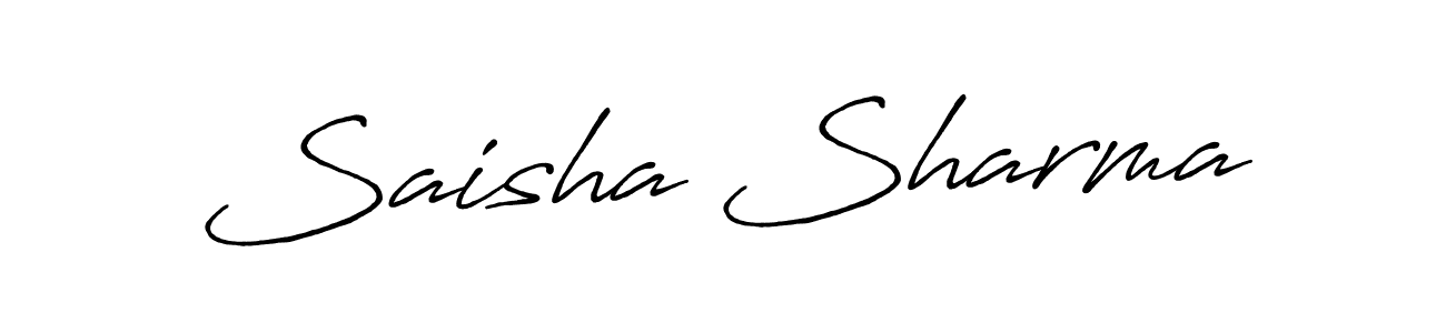 if you are searching for the best signature style for your name Saisha Sharma. so please give up your signature search. here we have designed multiple signature styles  using Antro_Vectra_Bolder. Saisha Sharma signature style 7 images and pictures png