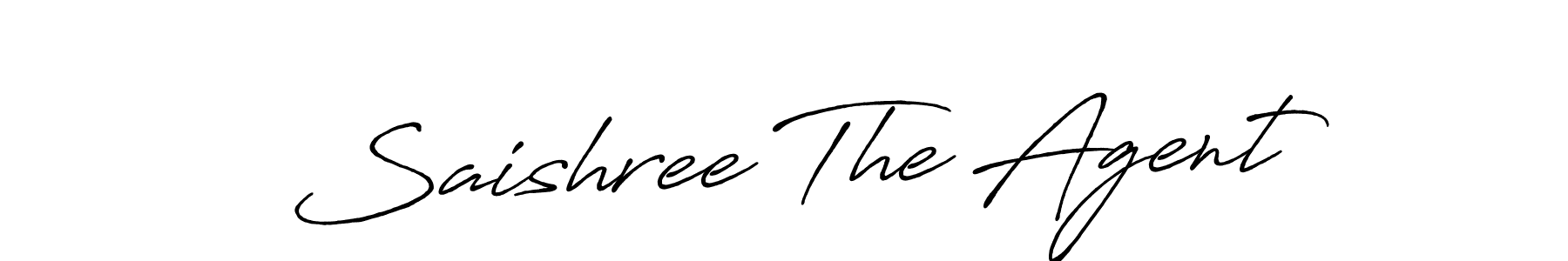 Make a beautiful signature design for name Saishree The Agent. Use this online signature maker to create a handwritten signature for free. Saishree The Agent signature style 7 images and pictures png