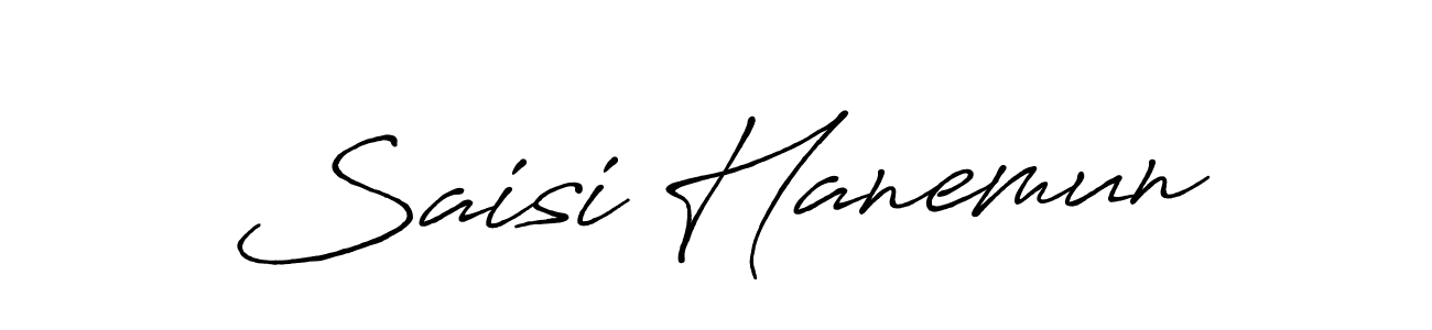 Antro_Vectra_Bolder is a professional signature style that is perfect for those who want to add a touch of class to their signature. It is also a great choice for those who want to make their signature more unique. Get Saisi Hanemun name to fancy signature for free. Saisi Hanemun signature style 7 images and pictures png