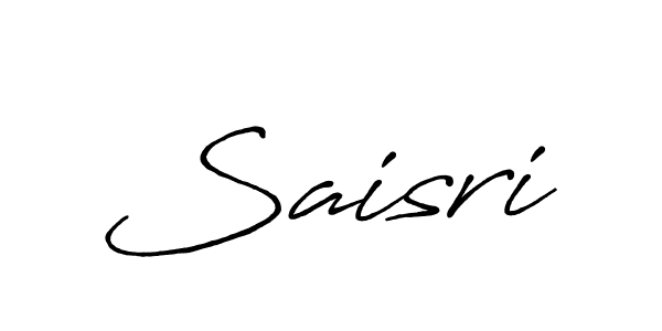 Use a signature maker to create a handwritten signature online. With this signature software, you can design (Antro_Vectra_Bolder) your own signature for name Saisri. Saisri signature style 7 images and pictures png