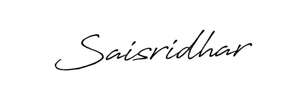 Saisridhar stylish signature style. Best Handwritten Sign (Antro_Vectra_Bolder) for my name. Handwritten Signature Collection Ideas for my name Saisridhar. Saisridhar signature style 7 images and pictures png
