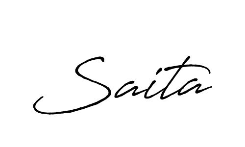Once you've used our free online signature maker to create your best signature Antro_Vectra_Bolder style, it's time to enjoy all of the benefits that Saita name signing documents. Saita signature style 7 images and pictures png