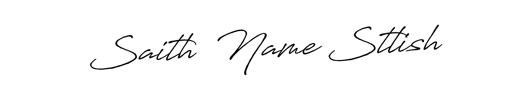 Antro_Vectra_Bolder is a professional signature style that is perfect for those who want to add a touch of class to their signature. It is also a great choice for those who want to make their signature more unique. Get Saith  Name Stlish name to fancy signature for free. Saith  Name Stlish signature style 7 images and pictures png