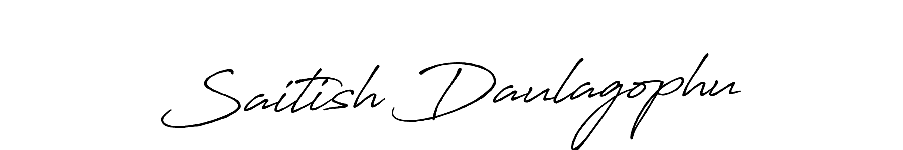 The best way (Antro_Vectra_Bolder) to make a short signature is to pick only two or three words in your name. The name Saitish Daulagophu include a total of six letters. For converting this name. Saitish Daulagophu signature style 7 images and pictures png