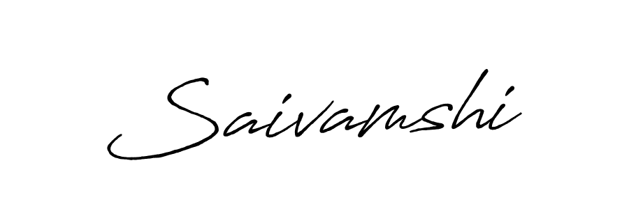 How to make Saivamshi signature? Antro_Vectra_Bolder is a professional autograph style. Create handwritten signature for Saivamshi name. Saivamshi signature style 7 images and pictures png