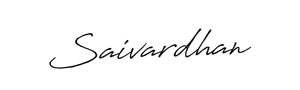 Design your own signature with our free online signature maker. With this signature software, you can create a handwritten (Antro_Vectra_Bolder) signature for name Saivardhan. Saivardhan signature style 7 images and pictures png