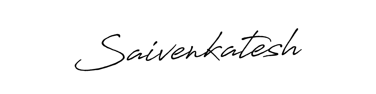 Design your own signature with our free online signature maker. With this signature software, you can create a handwritten (Antro_Vectra_Bolder) signature for name Saivenkatesh. Saivenkatesh signature style 7 images and pictures png