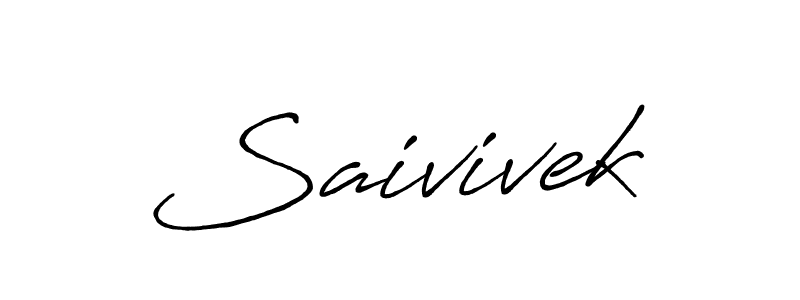 The best way (Antro_Vectra_Bolder) to make a short signature is to pick only two or three words in your name. The name Saivivek include a total of six letters. For converting this name. Saivivek signature style 7 images and pictures png