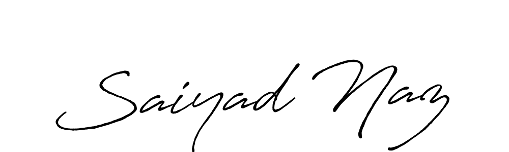Antro_Vectra_Bolder is a professional signature style that is perfect for those who want to add a touch of class to their signature. It is also a great choice for those who want to make their signature more unique. Get Saiyad Naz name to fancy signature for free. Saiyad Naz signature style 7 images and pictures png