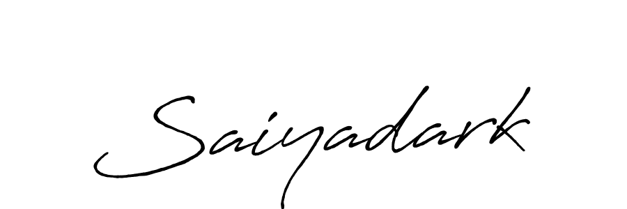 Make a beautiful signature design for name Saiyadark. Use this online signature maker to create a handwritten signature for free. Saiyadark signature style 7 images and pictures png