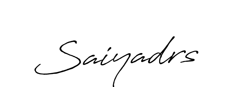 Design your own signature with our free online signature maker. With this signature software, you can create a handwritten (Antro_Vectra_Bolder) signature for name Saiyadrs. Saiyadrs signature style 7 images and pictures png