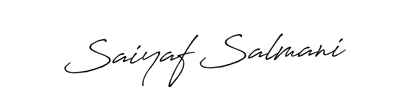 Similarly Antro_Vectra_Bolder is the best handwritten signature design. Signature creator online .You can use it as an online autograph creator for name Saiyaf Salmani. Saiyaf Salmani signature style 7 images and pictures png