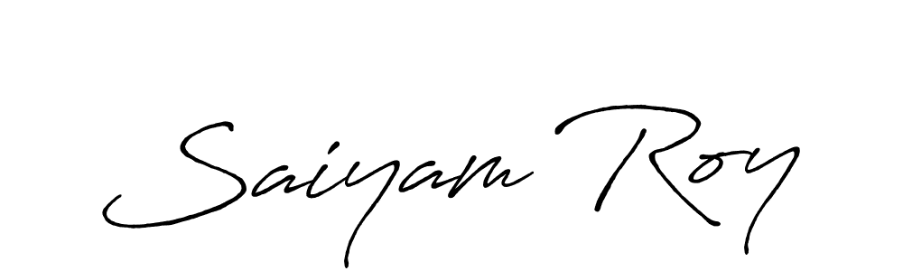 The best way (Antro_Vectra_Bolder) to make a short signature is to pick only two or three words in your name. The name Saiyam Roy include a total of six letters. For converting this name. Saiyam Roy signature style 7 images and pictures png
