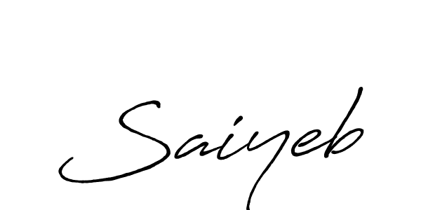 Here are the top 10 professional signature styles for the name Saiyeb. These are the best autograph styles you can use for your name. Saiyeb signature style 7 images and pictures png