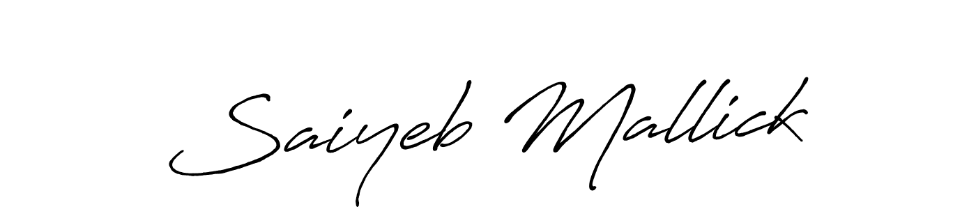This is the best signature style for the Saiyeb Mallick name. Also you like these signature font (Antro_Vectra_Bolder). Mix name signature. Saiyeb Mallick signature style 7 images and pictures png