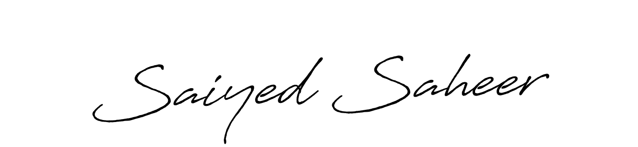 Antro_Vectra_Bolder is a professional signature style that is perfect for those who want to add a touch of class to their signature. It is also a great choice for those who want to make their signature more unique. Get Saiyed Saheer name to fancy signature for free. Saiyed Saheer signature style 7 images and pictures png