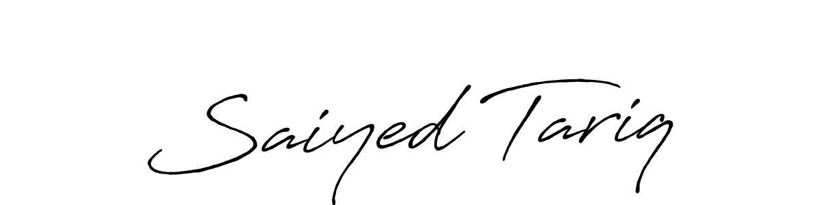 How to make Saiyed Tariq signature? Antro_Vectra_Bolder is a professional autograph style. Create handwritten signature for Saiyed Tariq name. Saiyed Tariq signature style 7 images and pictures png