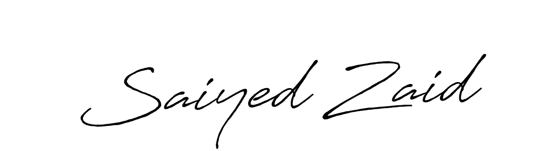 Antro_Vectra_Bolder is a professional signature style that is perfect for those who want to add a touch of class to their signature. It is also a great choice for those who want to make their signature more unique. Get Saiyed Zaid name to fancy signature for free. Saiyed Zaid signature style 7 images and pictures png