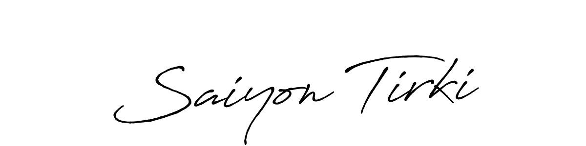 Similarly Antro_Vectra_Bolder is the best handwritten signature design. Signature creator online .You can use it as an online autograph creator for name Saiyon Tirki. Saiyon Tirki signature style 7 images and pictures png