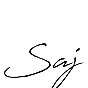 Also we have Saj name is the best signature style. Create professional handwritten signature collection using Antro_Vectra_Bolder autograph style. Saj signature style 7 images and pictures png