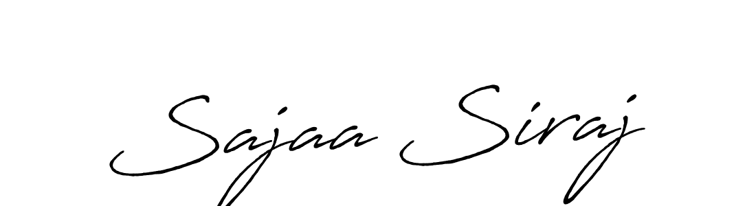 The best way (Antro_Vectra_Bolder) to make a short signature is to pick only two or three words in your name. The name Sajaa Siraj include a total of six letters. For converting this name. Sajaa Siraj signature style 7 images and pictures png