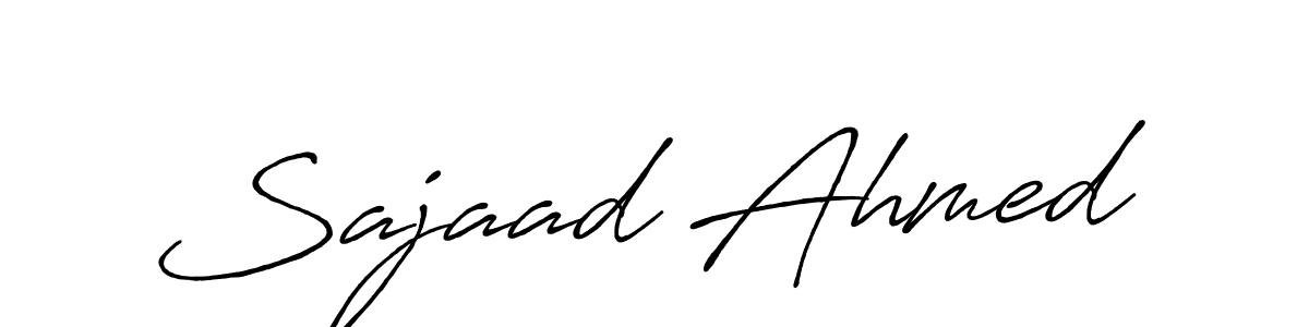 You should practise on your own different ways (Antro_Vectra_Bolder) to write your name (Sajaad Ahmed) in signature. don't let someone else do it for you. Sajaad Ahmed signature style 7 images and pictures png