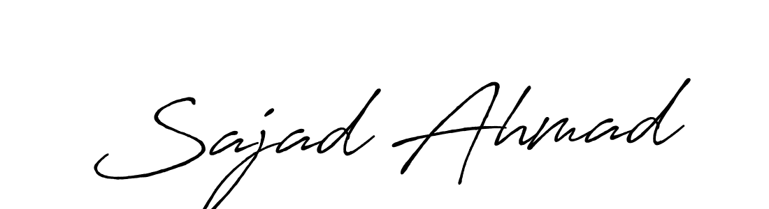 if you are searching for the best signature style for your name Sajad Ahmad. so please give up your signature search. here we have designed multiple signature styles  using Antro_Vectra_Bolder. Sajad Ahmad signature style 7 images and pictures png