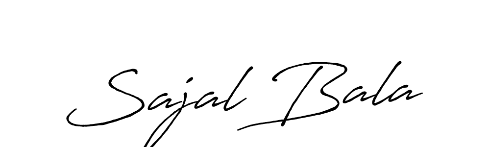 Create a beautiful signature design for name Sajal Bala. With this signature (Antro_Vectra_Bolder) fonts, you can make a handwritten signature for free. Sajal Bala signature style 7 images and pictures png