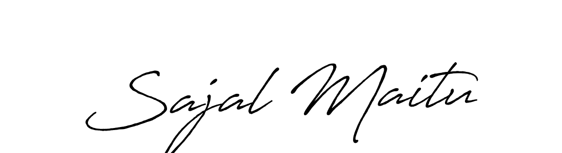 You should practise on your own different ways (Antro_Vectra_Bolder) to write your name (Sajal Maitu) in signature. don't let someone else do it for you. Sajal Maitu signature style 7 images and pictures png