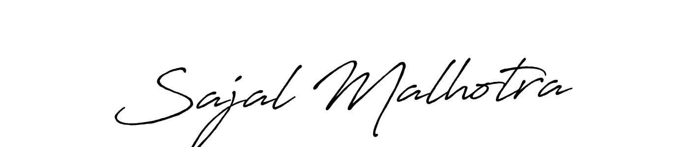 The best way (Antro_Vectra_Bolder) to make a short signature is to pick only two or three words in your name. The name Sajal Malhotra include a total of six letters. For converting this name. Sajal Malhotra signature style 7 images and pictures png