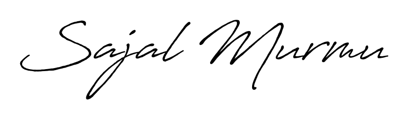 Create your official email sign-off with Sajal Murmu name in Antro_Vectra_Bolder style. Crisp, clean, and perfectly legible across all screens. Sajal Murmu signature style 7 images and pictures png