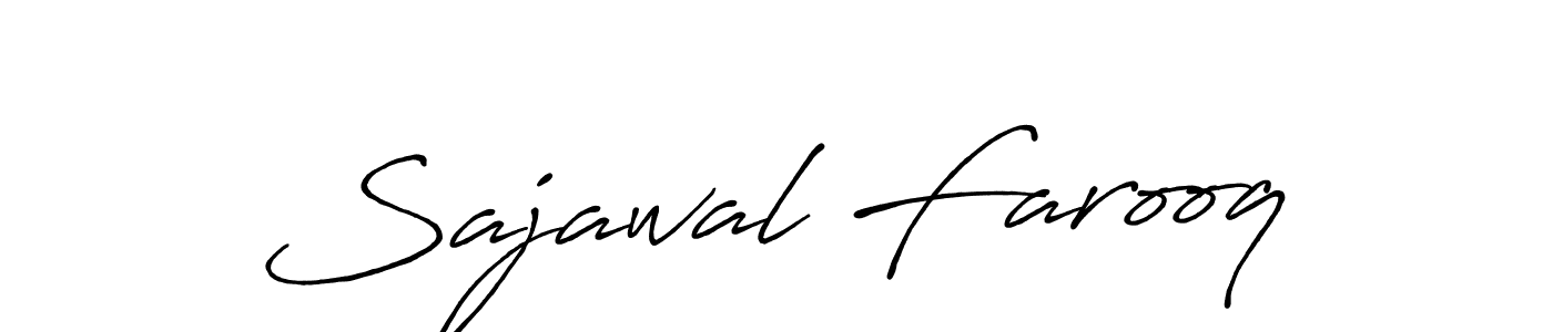 Use a signature maker to create a handwritten signature online. With this signature software, you can design (Antro_Vectra_Bolder) your own signature for name Sajawal Farooq. Sajawal Farooq signature style 7 images and pictures png