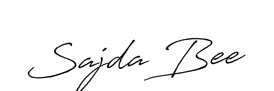 You should practise on your own different ways (Antro_Vectra_Bolder) to write your name (Sajda Bee) in signature. don't let someone else do it for you. Sajda Bee signature style 7 images and pictures png