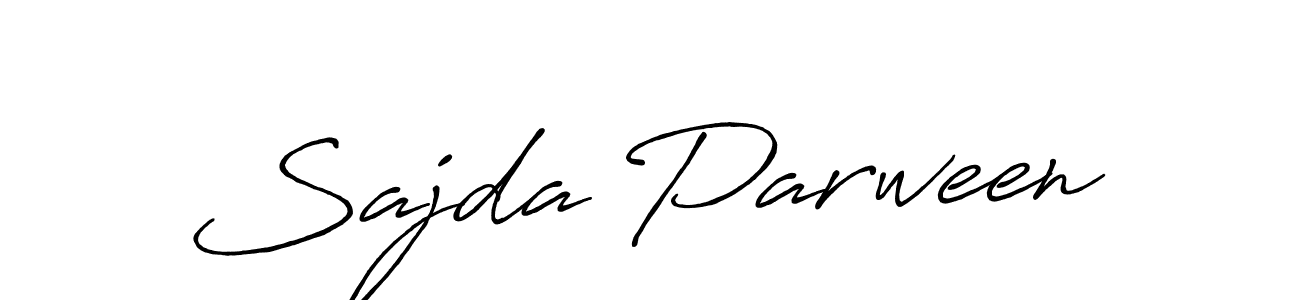 Make a beautiful signature design for name Sajda Parween. Use this online signature maker to create a handwritten signature for free. Sajda Parween signature style 7 images and pictures png