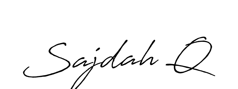 Check out images of Autograph of Sajdah Q name. Actor Sajdah Q Signature Style. Antro_Vectra_Bolder is a professional sign style online. Sajdah Q signature style 7 images and pictures png