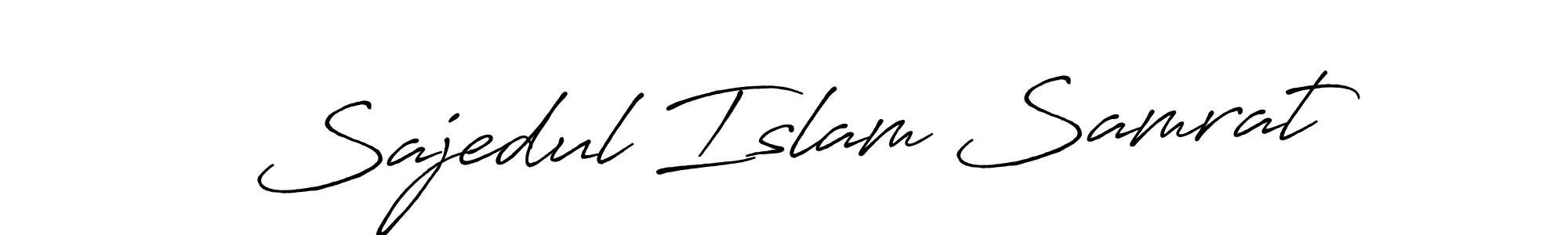 Make a beautiful signature design for name Sajedul Islam Samrat. Use this online signature maker to create a handwritten signature for free. Sajedul Islam Samrat signature style 7 images and pictures png