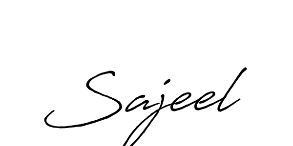 You should practise on your own different ways (Antro_Vectra_Bolder) to write your name (Sajeel) in signature. don't let someone else do it for you. Sajeel signature style 7 images and pictures png