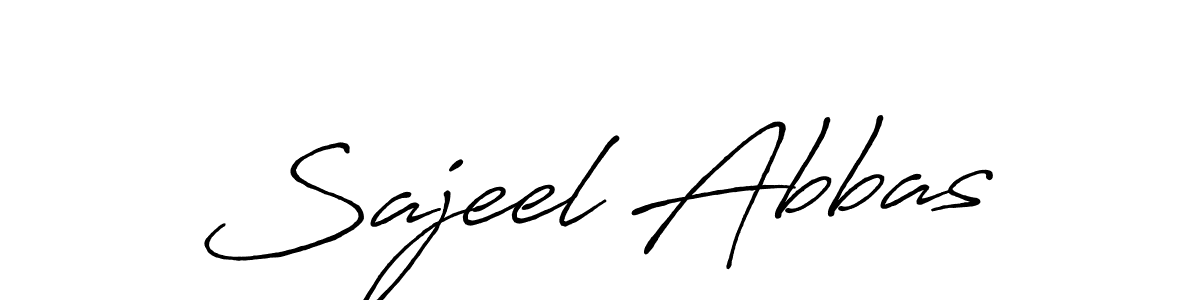 Use a signature maker to create a handwritten signature online. With this signature software, you can design (Antro_Vectra_Bolder) your own signature for name Sajeel Abbas. Sajeel Abbas signature style 7 images and pictures png