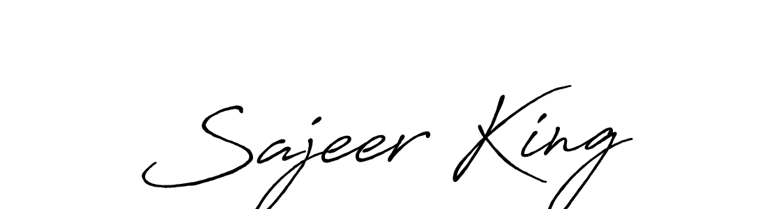 You should practise on your own different ways (Antro_Vectra_Bolder) to write your name (Sajeer King) in signature. don't let someone else do it for you. Sajeer King signature style 7 images and pictures png