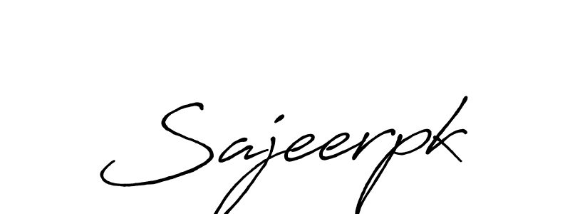 Sajeerpk stylish signature style. Best Handwritten Sign (Antro_Vectra_Bolder) for my name. Handwritten Signature Collection Ideas for my name Sajeerpk. Sajeerpk signature style 7 images and pictures png