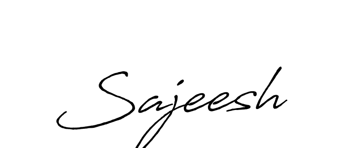 Design your own signature with our free online signature maker. With this signature software, you can create a handwritten (Antro_Vectra_Bolder) signature for name Sajeesh. Sajeesh signature style 7 images and pictures png