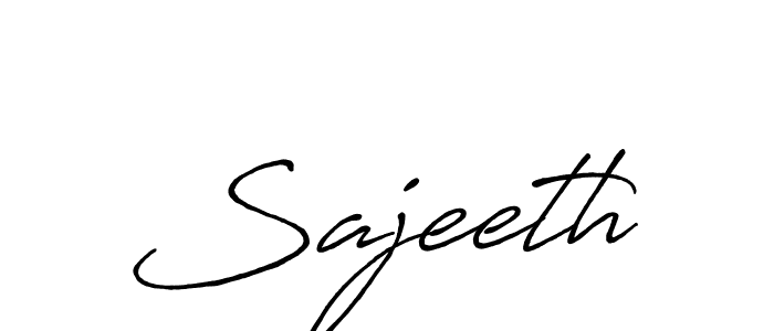 Make a beautiful signature design for name Sajeeth. Use this online signature maker to create a handwritten signature for free. Sajeeth signature style 7 images and pictures png