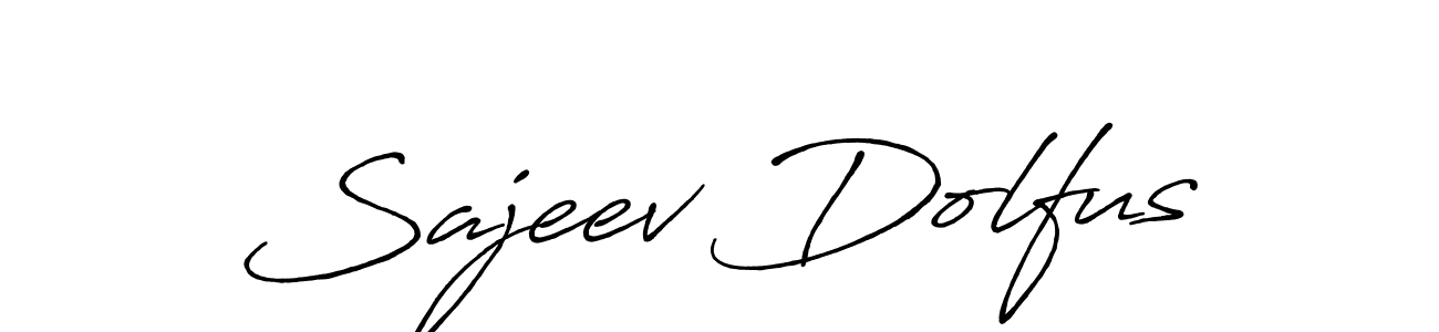 How to make Sajeev Dolfus signature? Antro_Vectra_Bolder is a professional autograph style. Create handwritten signature for Sajeev Dolfus name. Sajeev Dolfus signature style 7 images and pictures png