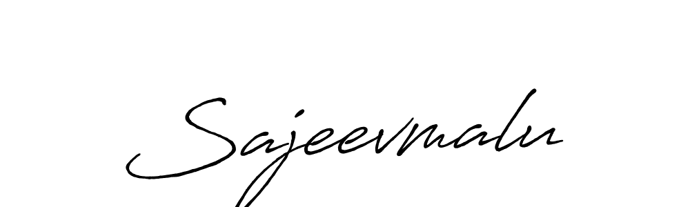 Also You can easily find your signature by using the search form. We will create Sajeevmalu name handwritten signature images for you free of cost using Antro_Vectra_Bolder sign style. Sajeevmalu signature style 7 images and pictures png